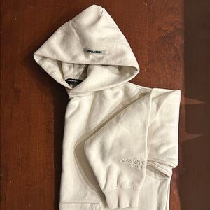 Essentials Fear of God beige/ ecru Hoodie Sweater small - EMBOSSED